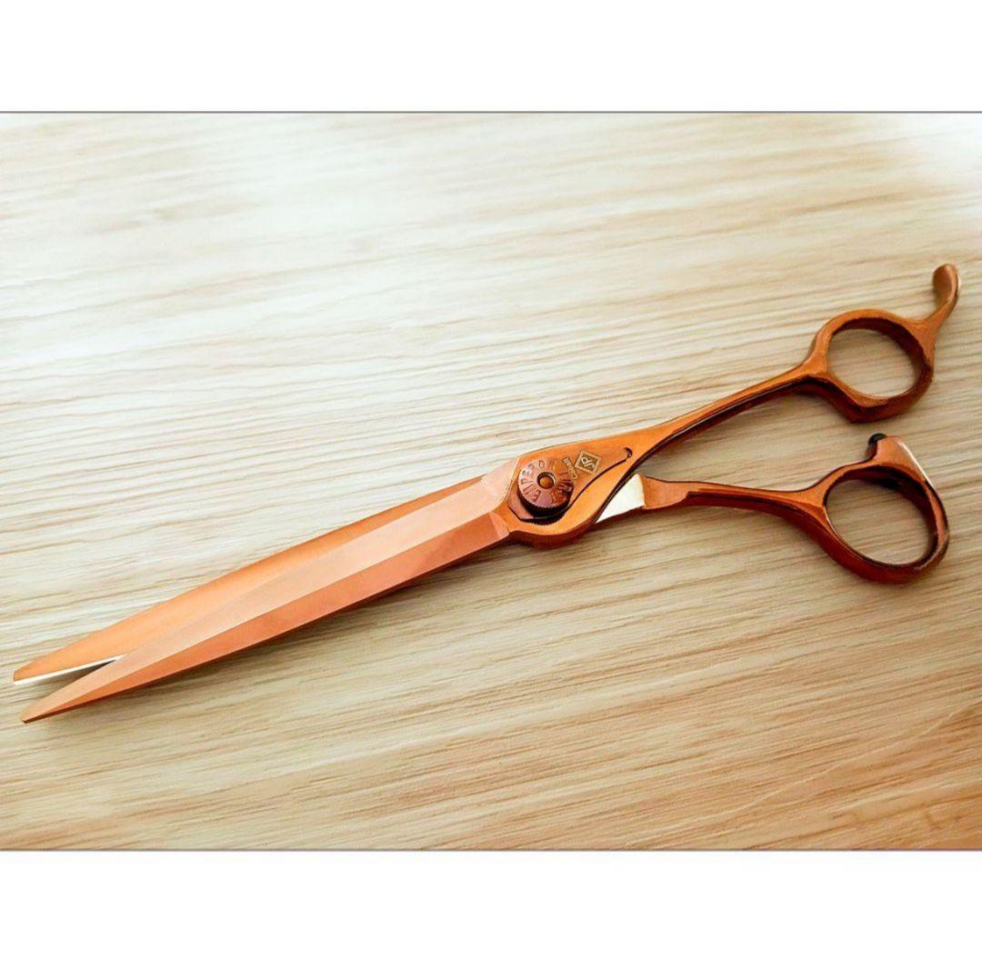 ナルトNBAA同様斜度有カットシザー理美容師ハサミ＋トリミングトリマーペットも可