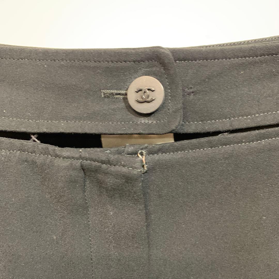 CHANEL シャネル パンツ ポリエステル ブラック P09775V06200