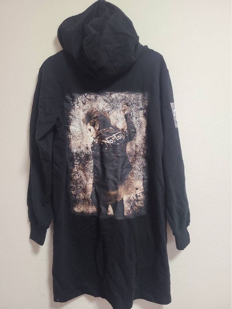 【美品】hide　ロングパーカー　Mサイズ