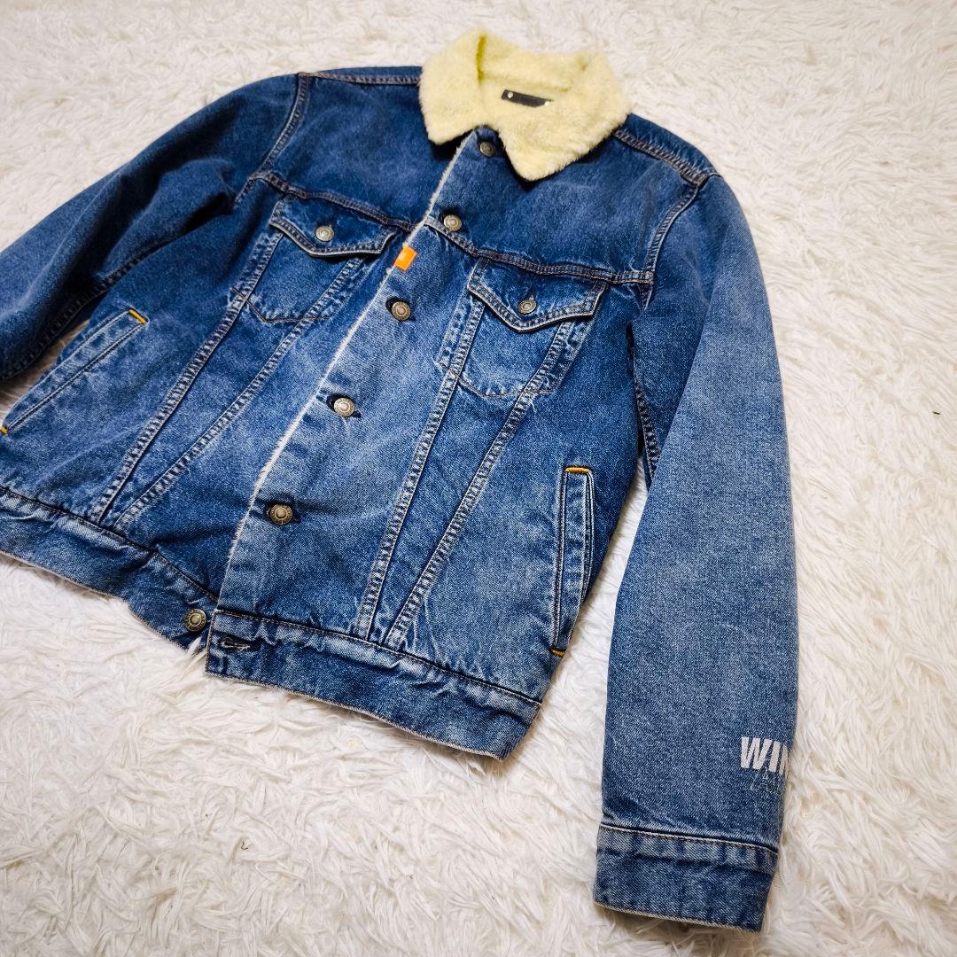 【未使用級】WIND AND SEA×MINE DENIMデニムボアジャケットL