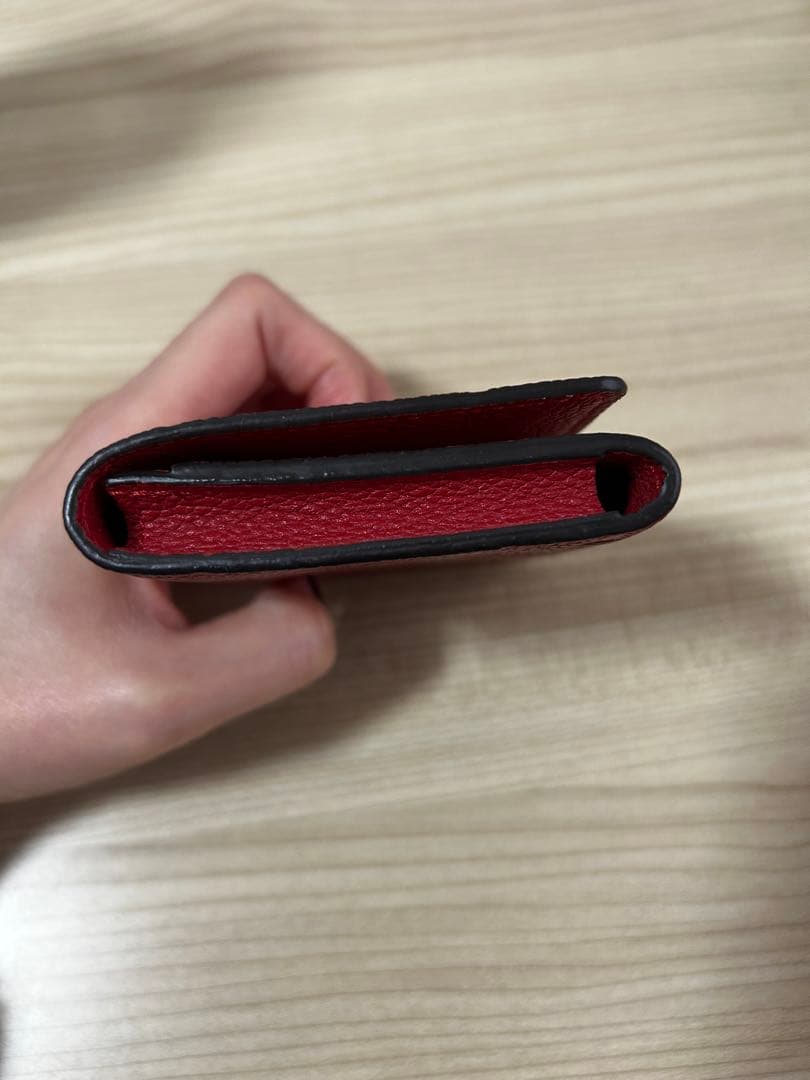 極美品　ほぼ未使用⭐︎ルイヴィトン　名刺入れ　レッド