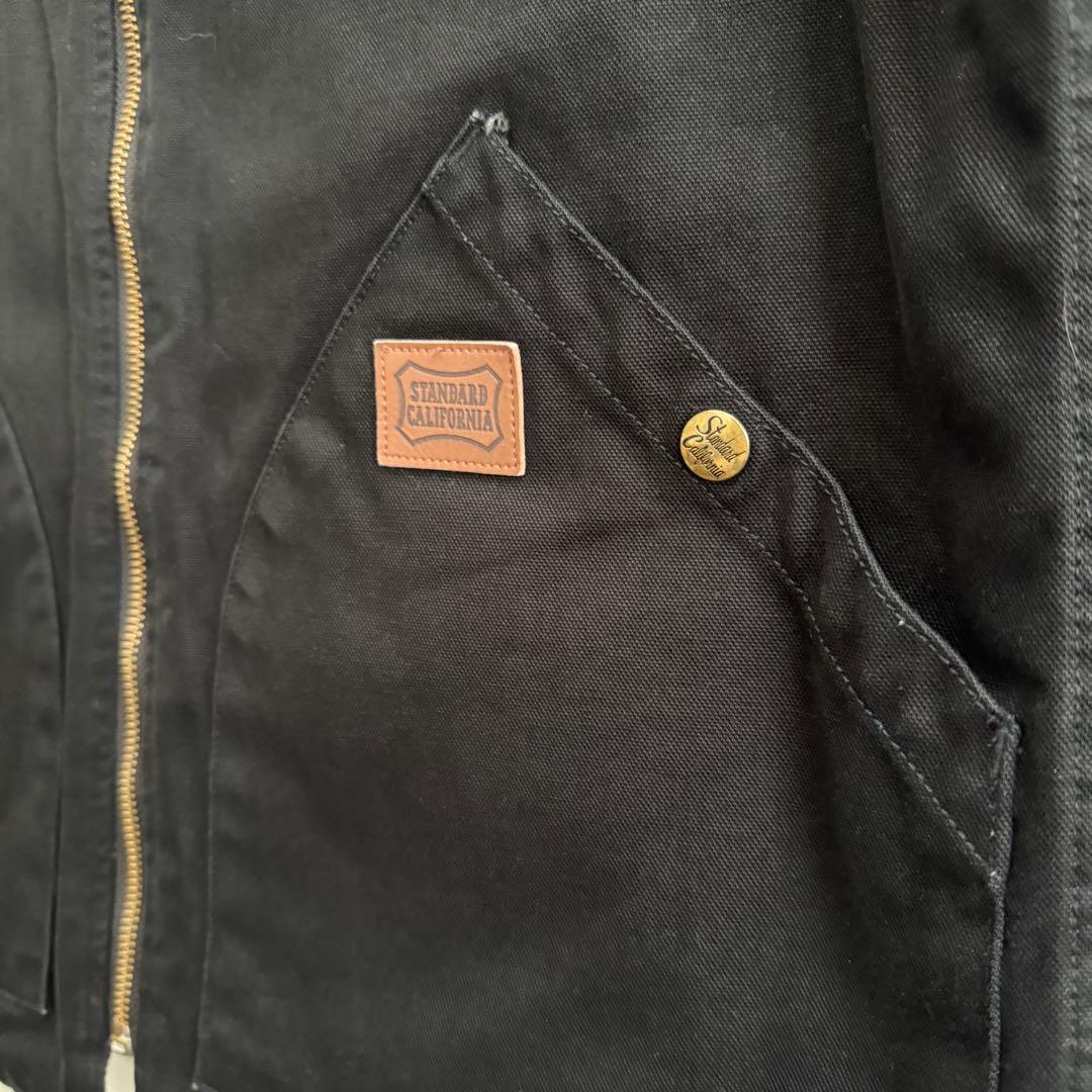 STANDARD CALIFORNIA ダックベスト ブラックM希少モデル
