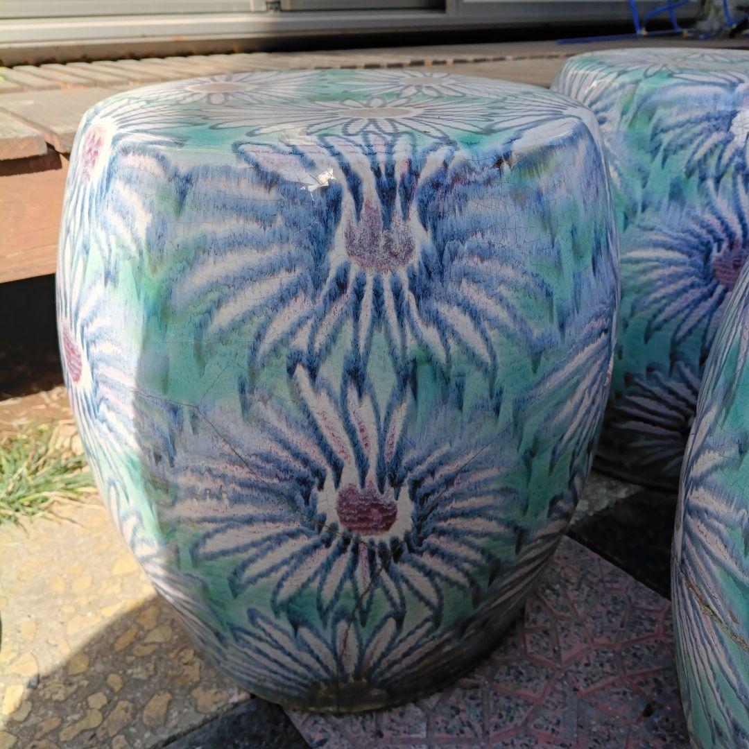 陶器テーブル イス ガーデン ガーデニング 町田市