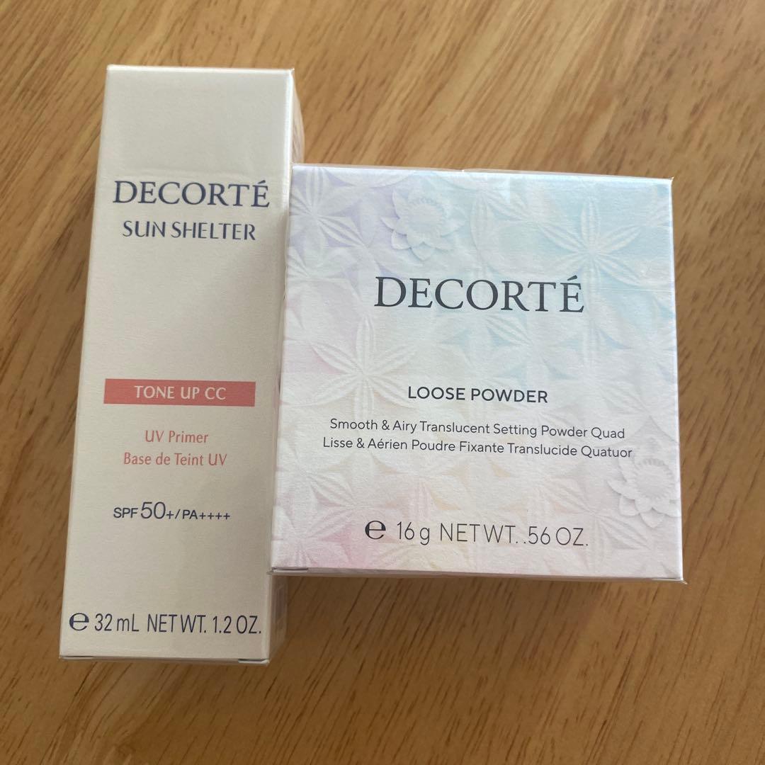 DECORTÉ トーンアップ CC02 & ルースパウダー101セット