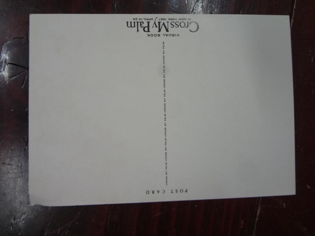 中森明菜　非売品ポストカード