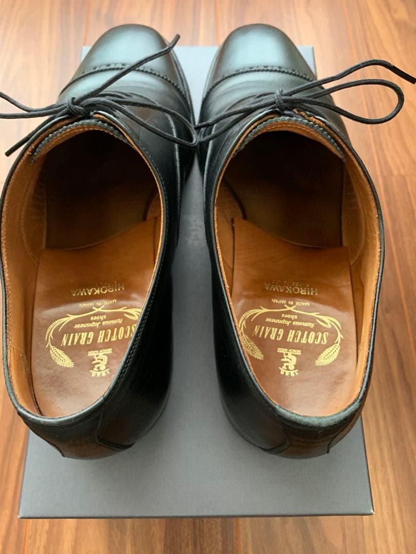 スコッチグレイン　革靴　ビジネス　フォーマル