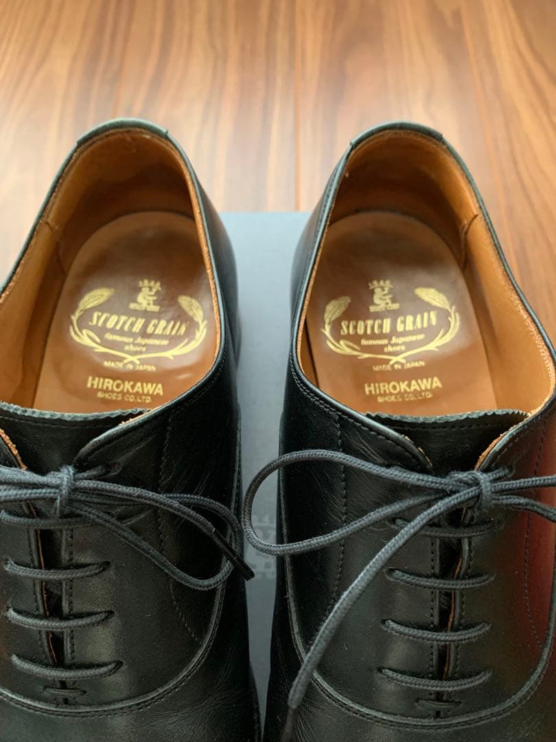 スコッチグレイン　革靴　ビジネス　フォーマル