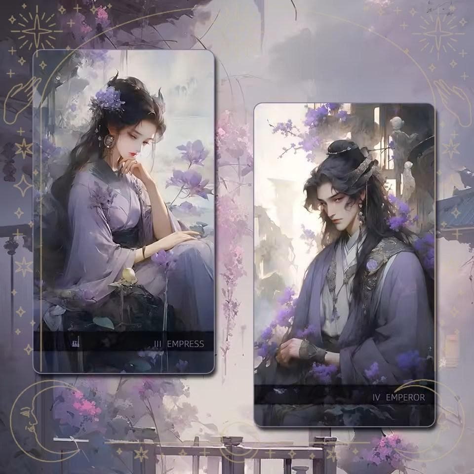 【正規品タロットカード】PVC製✨儚い夢のような神秘的な美麗アートワークのデッキ