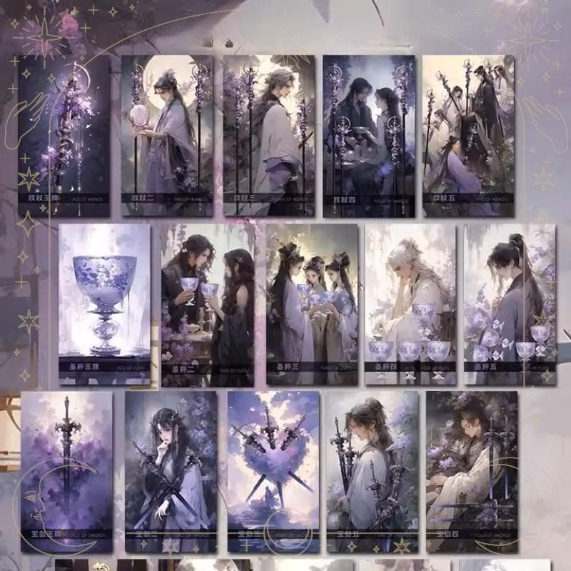 【正規品タロットカード】PVC製✨儚い夢のような神秘的な美麗アートワークのデッキ