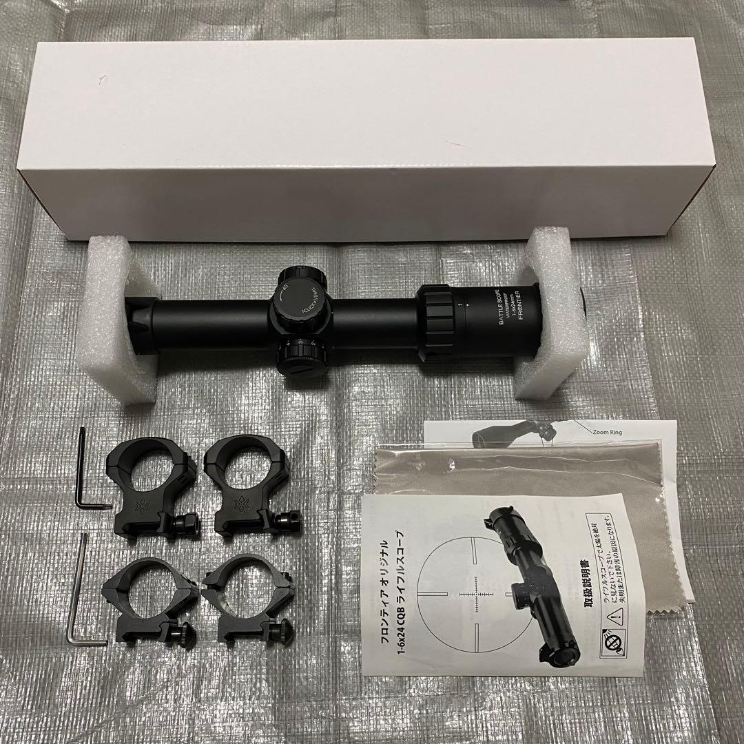 高性能 フロンティアオリジナル CQB 1-6x24 ライフルスコープ