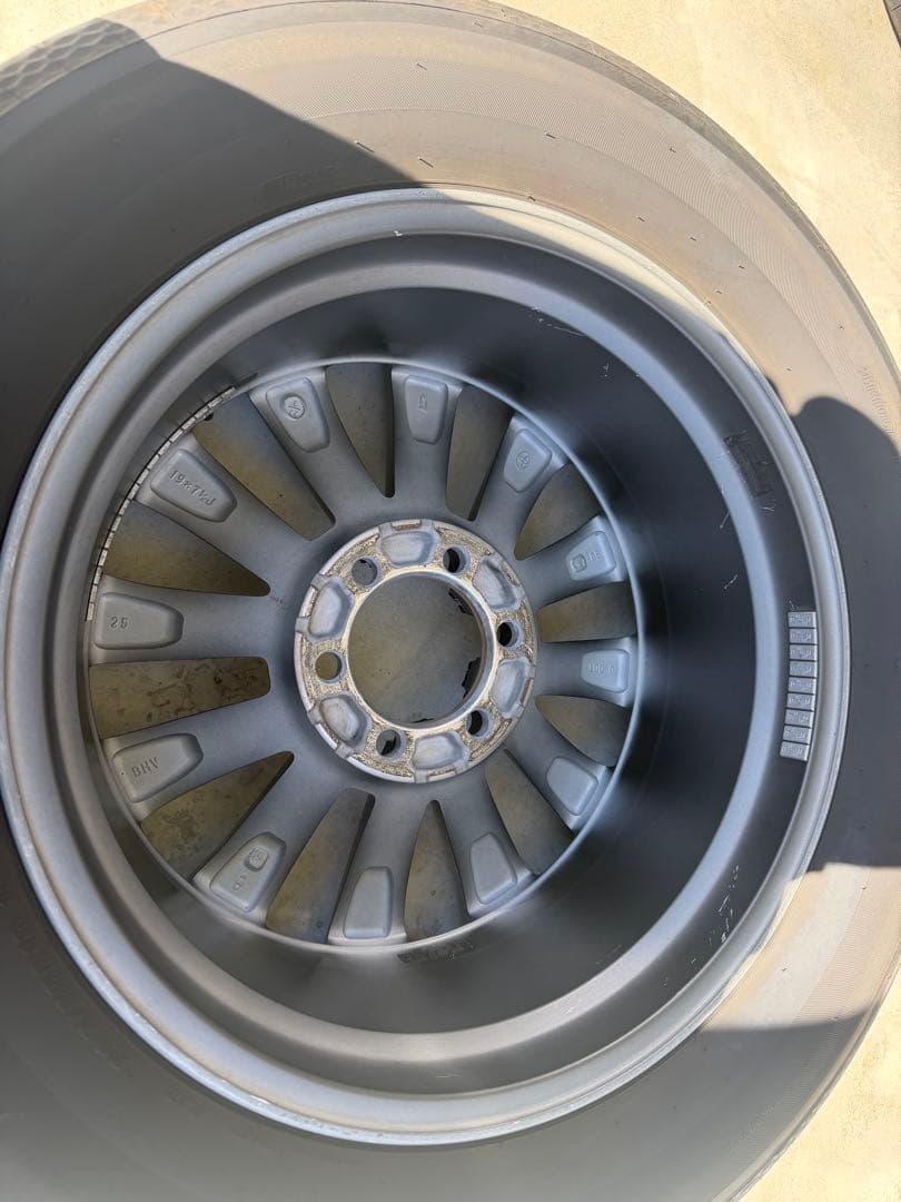 150系後期ランクルプラド純正オプション19インチアルミホイールタイヤセット