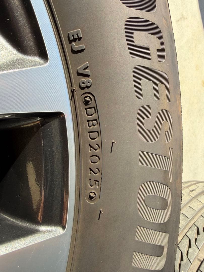 150系後期ランクルプラド純正オプション19インチアルミホイールタイヤセット