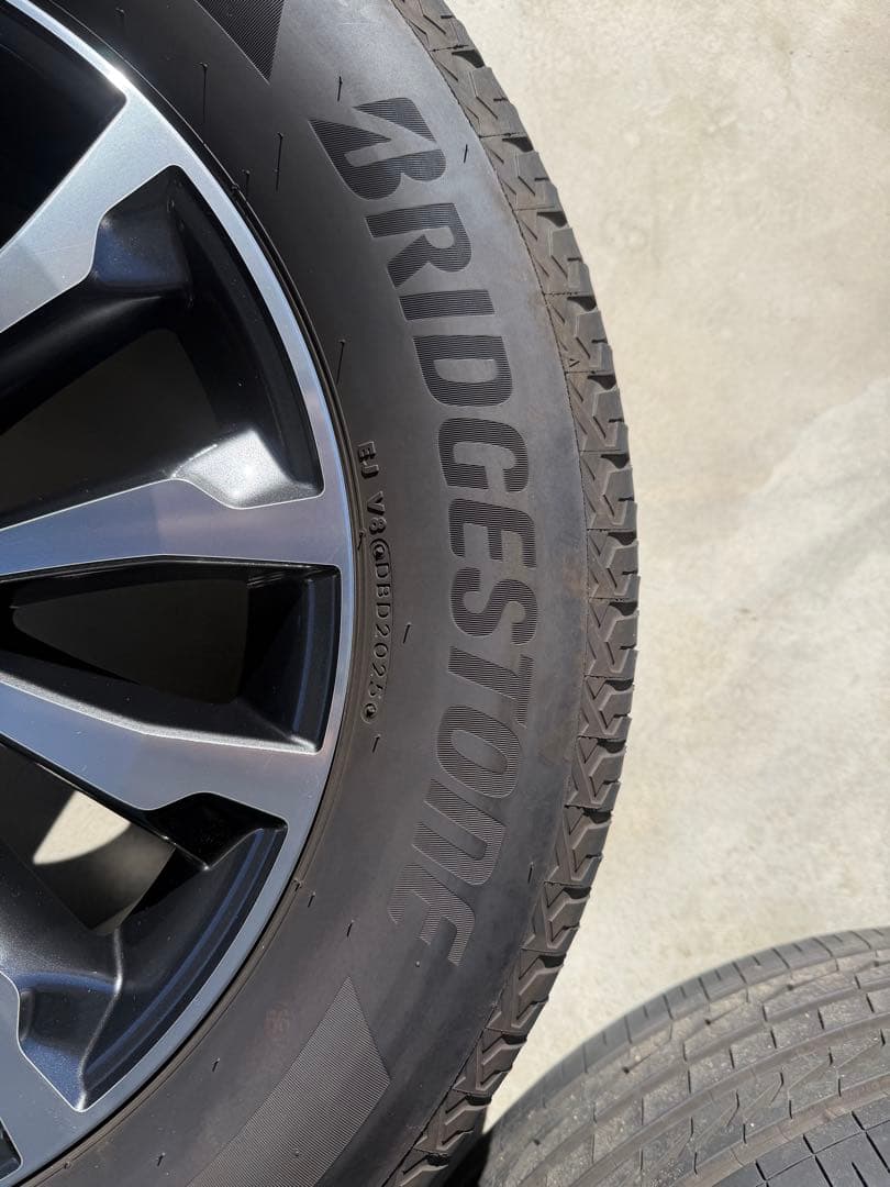 150系後期ランクルプラド純正オプション19インチアルミホイールタイヤセット