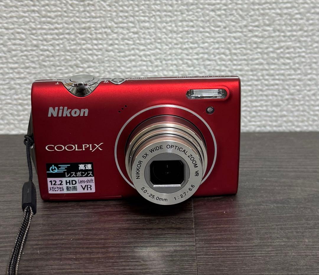 Nikon COOLPIX S5100 レッド デジタルカメラ