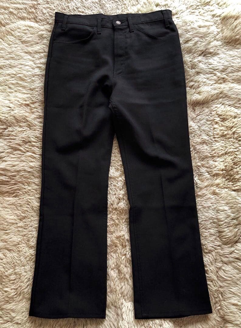 80s リーバイス 517 スタプレ ブラック 黒 ブーツカット フレア