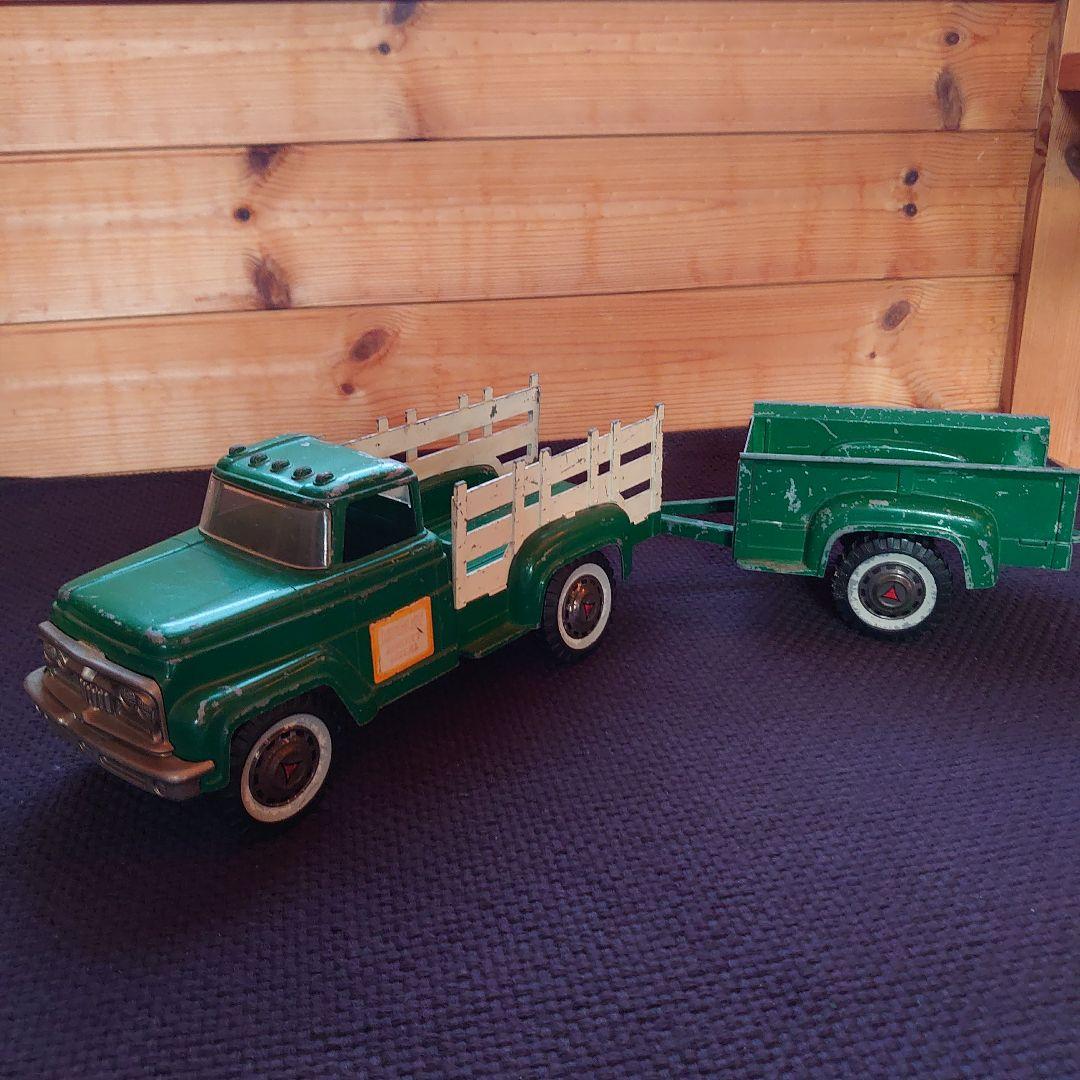ミニカー Hubley toys truck&trailer