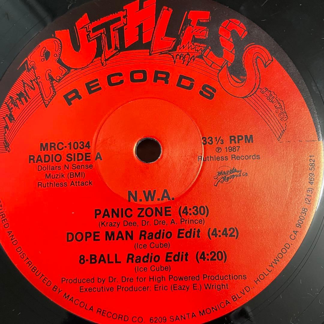 希少 激レア N.W.A. レコード 洋楽 HIPHOP Grap west