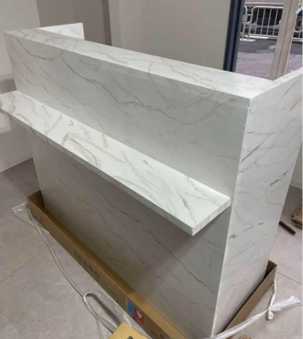 大理石風　レジカウンター