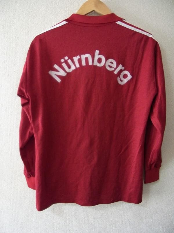 西ドイツ製 アディダス 90/91（H）ニュルンベルク 長袖 ユニフォーム M