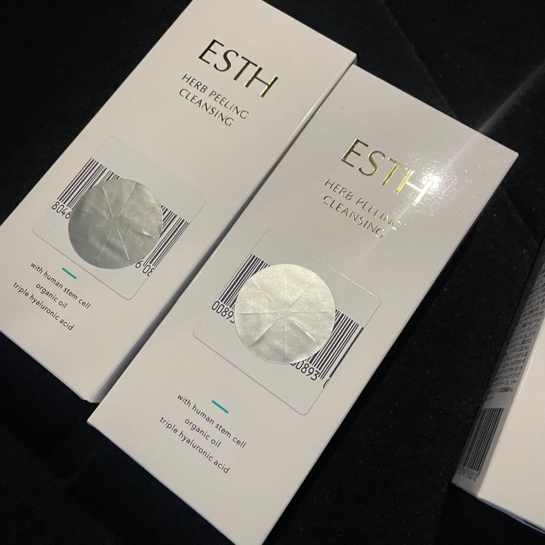 【未開封 美品】エス　ハーブピーリングクレンジング　120g　ESTH 4個