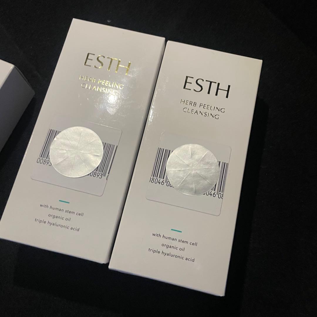 【未開封 美品】エス　ハーブピーリングクレンジング　120g　ESTH 4個