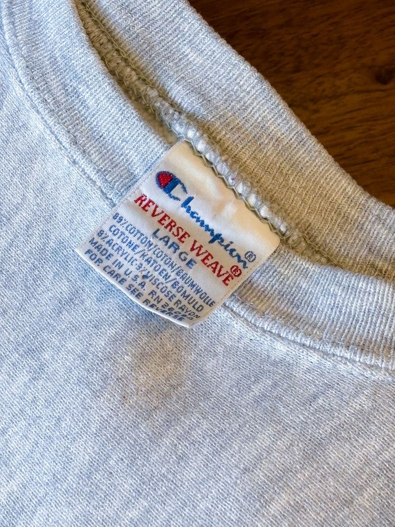 【極美品】Champion チャンピオン リバースウィーブ　90s Lサイズ