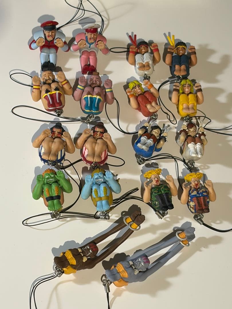 ストリートファイターⅡ 土下座ストラップ フルコンプ