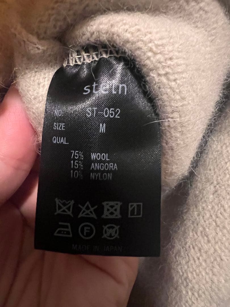 トップス stein OVERSIZED DOUBLE KNIT LS