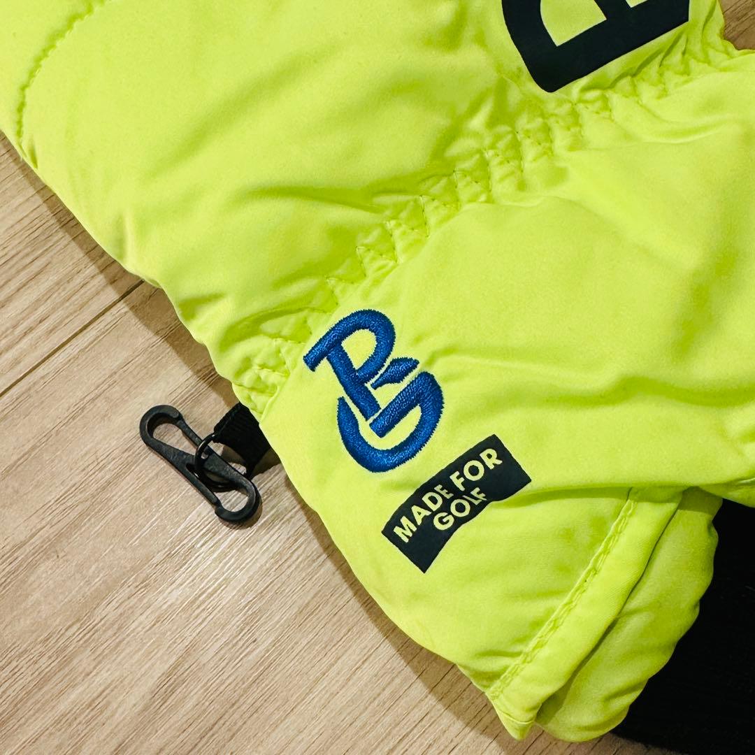 【新品】パーリーゲイツ ミトン ネオングリーン unisex 防寒対策