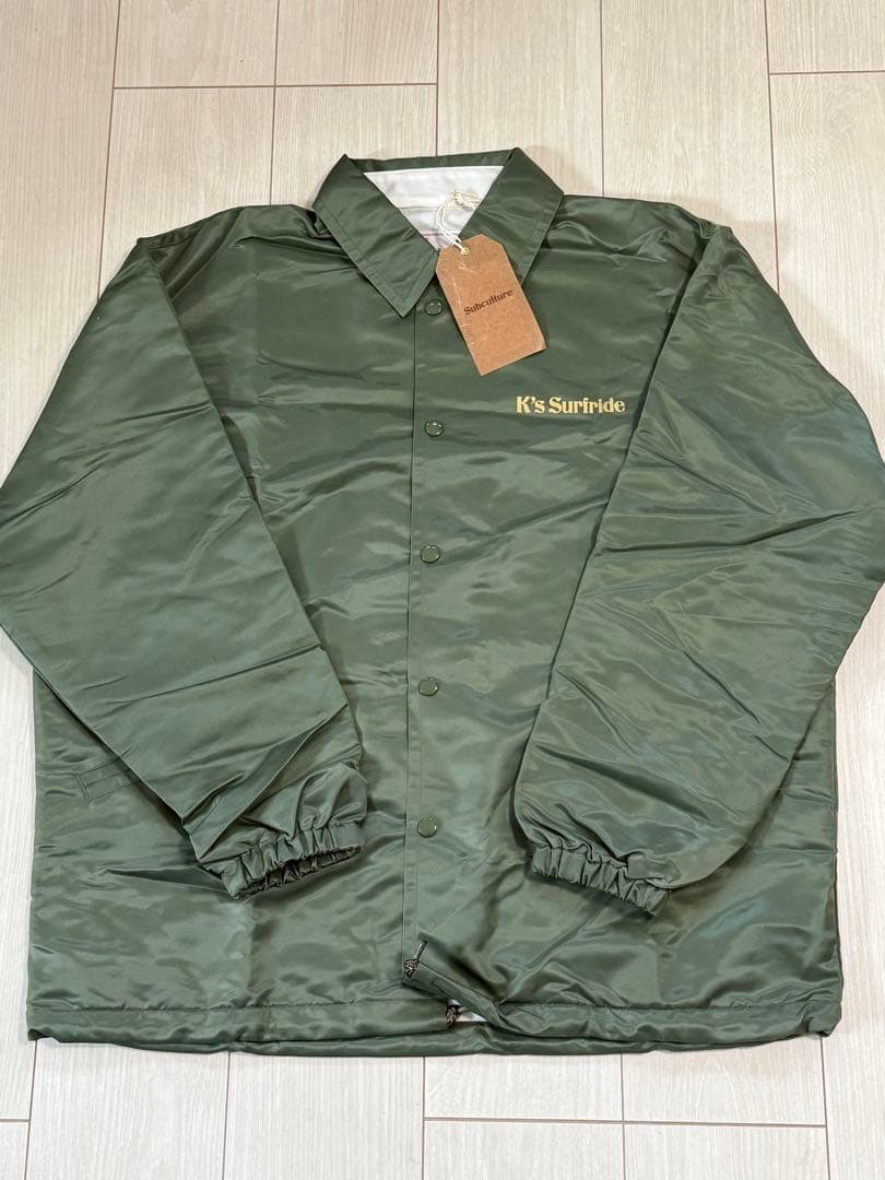 【未使用3】Subculture×ダマサーフ×K's surf コーチJKT