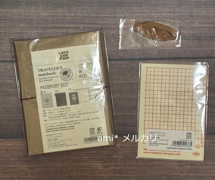 m*k様 トラベラーズノート LOVE AND TRIP パスポートサイズ