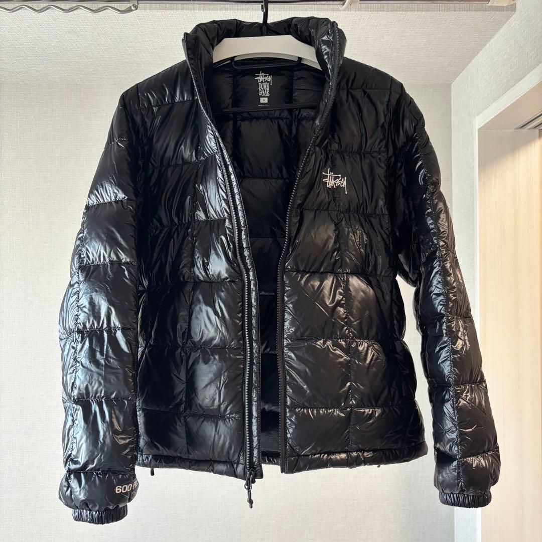STUSSY MIDWEIGHT PUFFER Sサイズ ダウン ブラック
