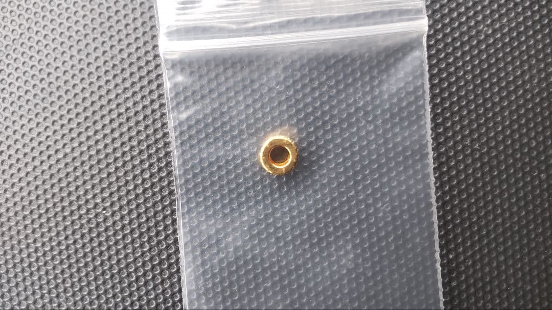 新品未使用　mal.レレレ　純金　24金 足金999 円筒形　ペンダントトップ