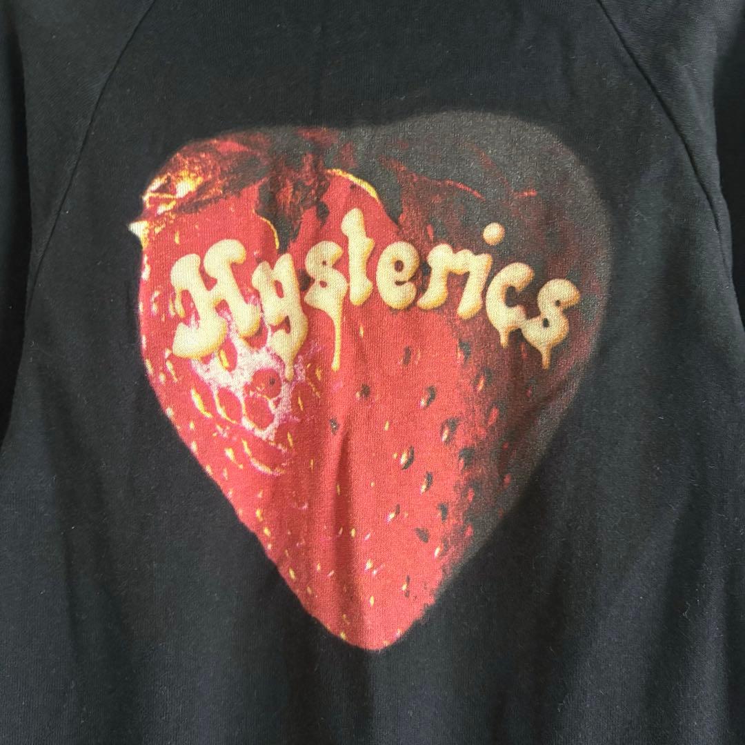 ヒステリックグラマー ロングパーカー スカルベリー スタッズ ワンピース 黒