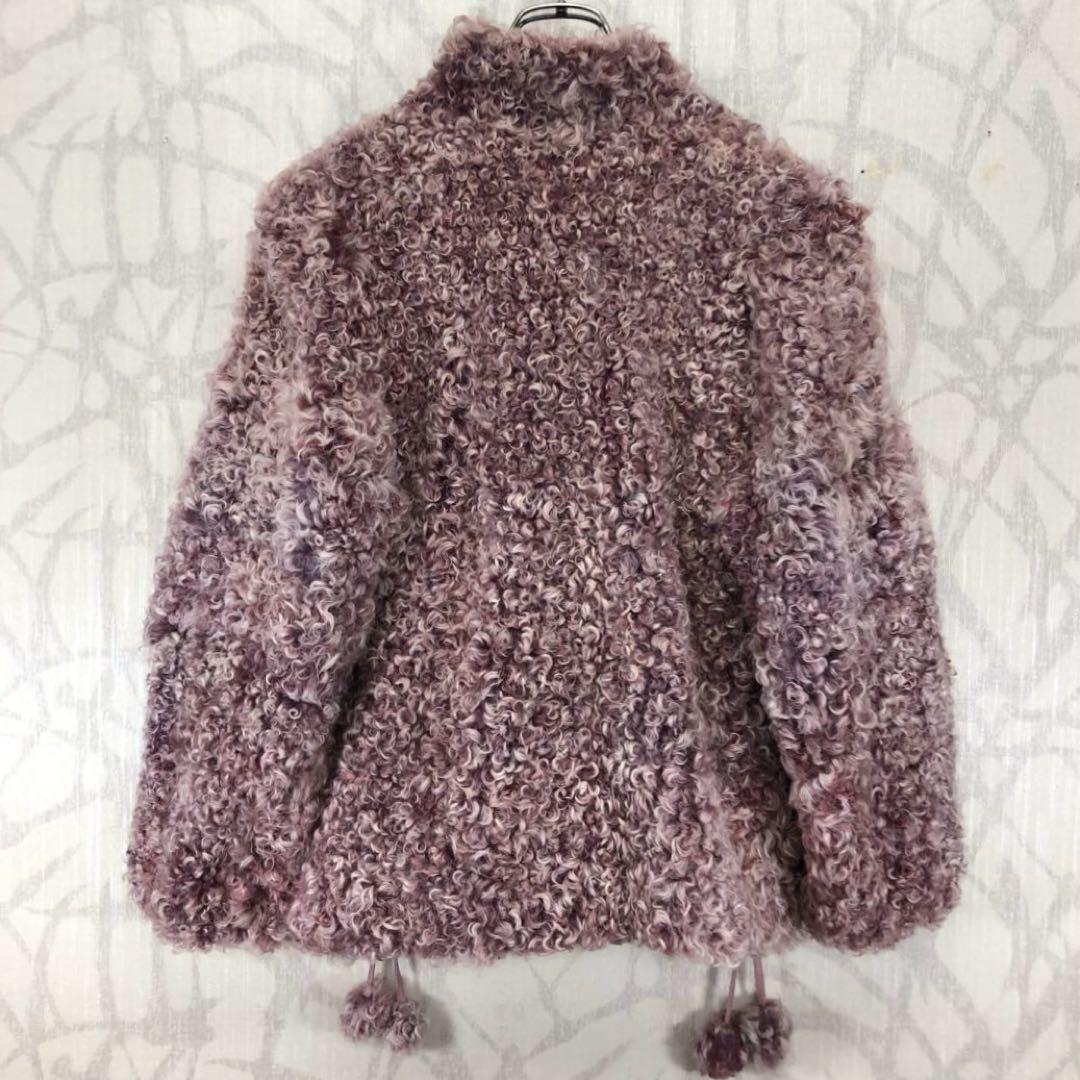 エンバ　EMBAスノーピンク　ファーカルガンプレート　毛皮コート　ピンクミンクR