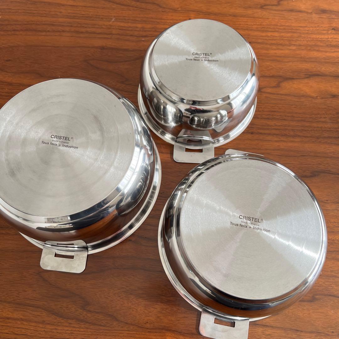 CRISTEL クリステル 鍋 フライパン 取っ手 6点セット