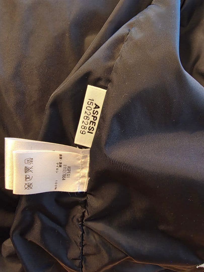 ASPESI MINI FIELD VENTO ネイビー サイズS　使用数回