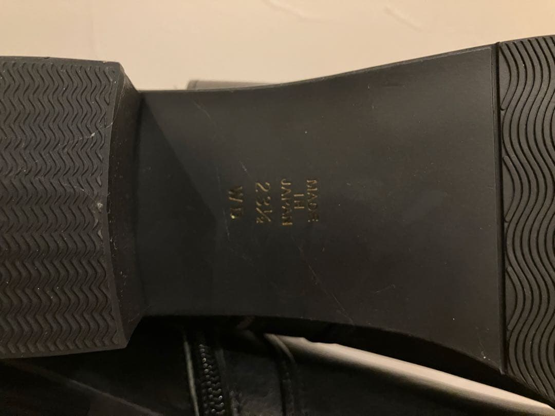 【未使用】DIANA 本革 ショートブーツ ブラック23.5cm WD65380