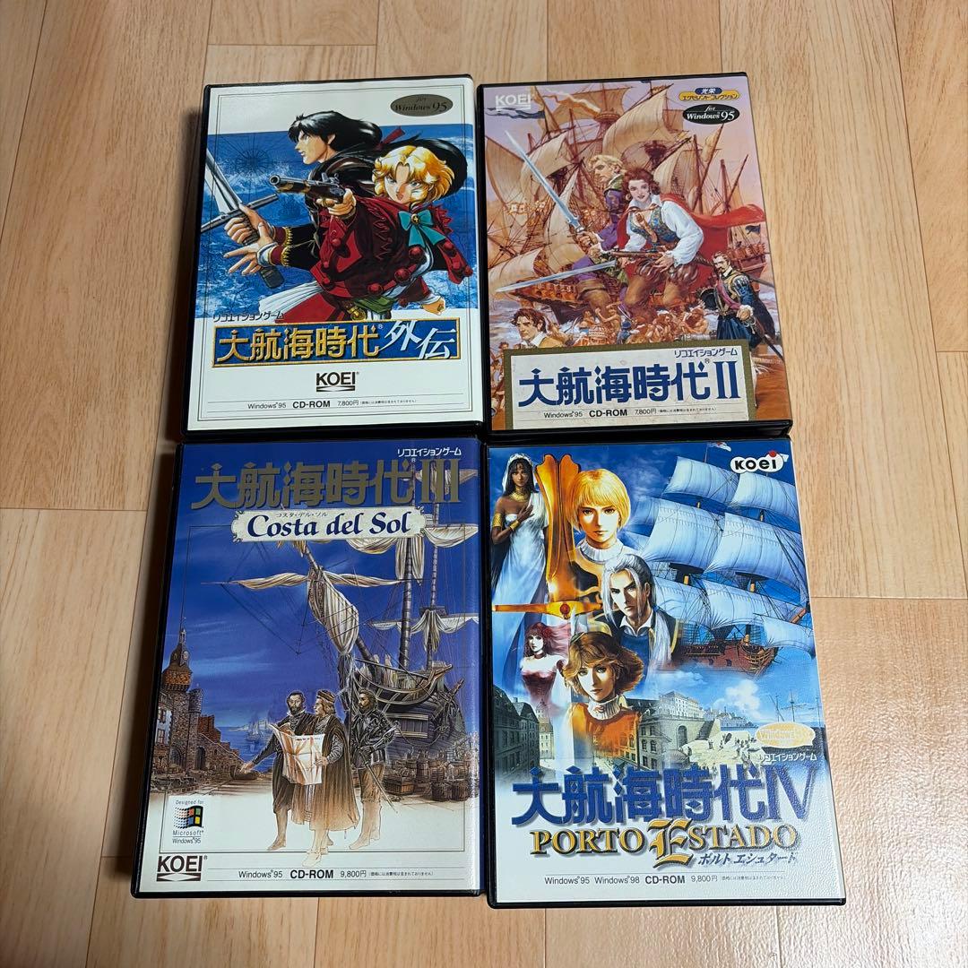 大航海時代シリーズ 4本セット　PCゲーム　CD-ROM