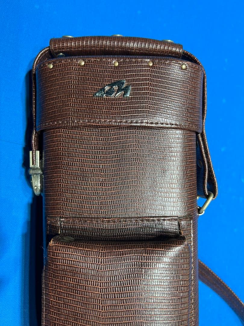 ビリヤード　メッズキューケース ブラウン