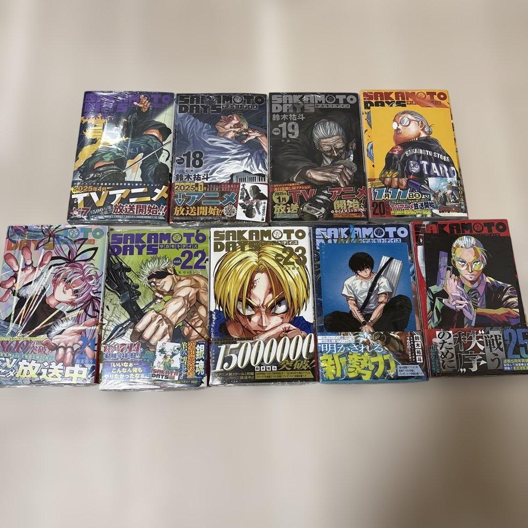 サカモトデイズ　全巻初版・帯付き　9巻以降未開封