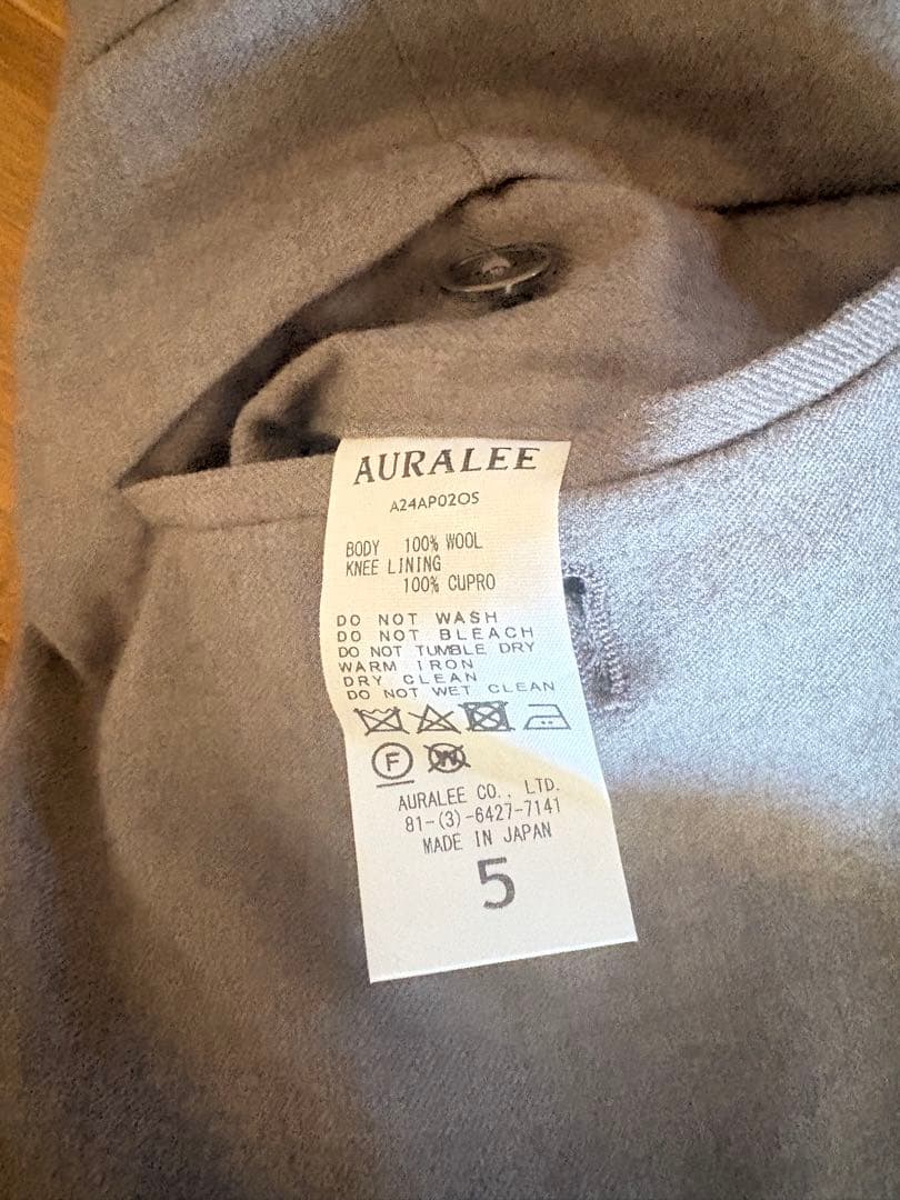 パンツ auralee 24aw
