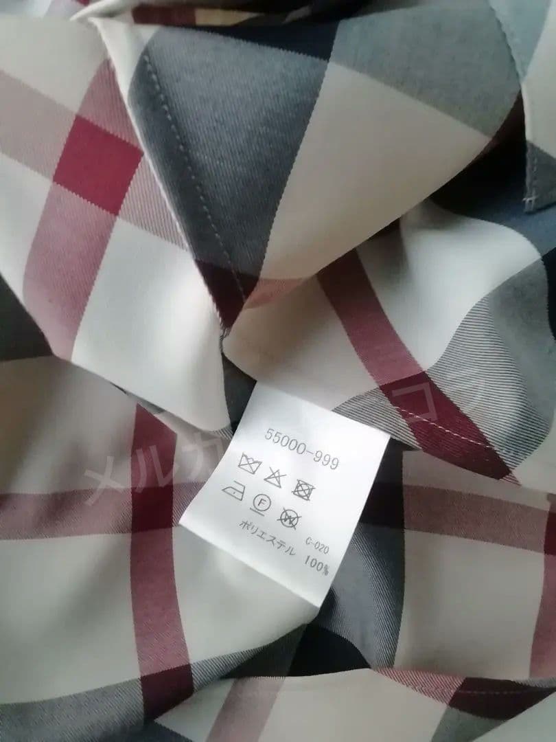 ブルーレーベルクレストブリッジ　CBチェック　シャツ　ブラウス