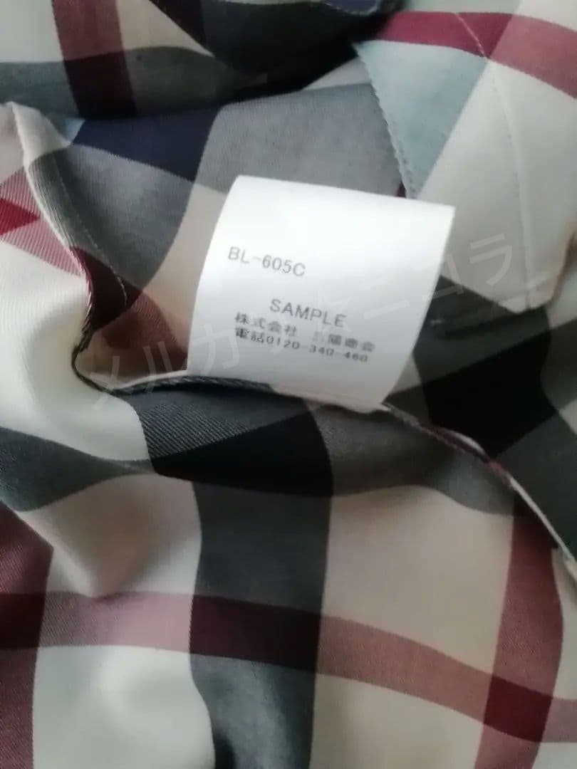 ブルーレーベルクレストブリッジ　CBチェック　シャツ　ブラウス