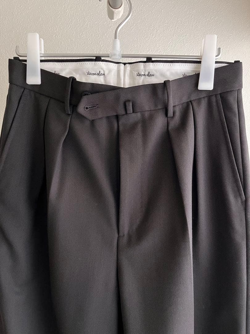 steven alan ヴィンテージツイル インツープリーツ ドレストラウザーズ