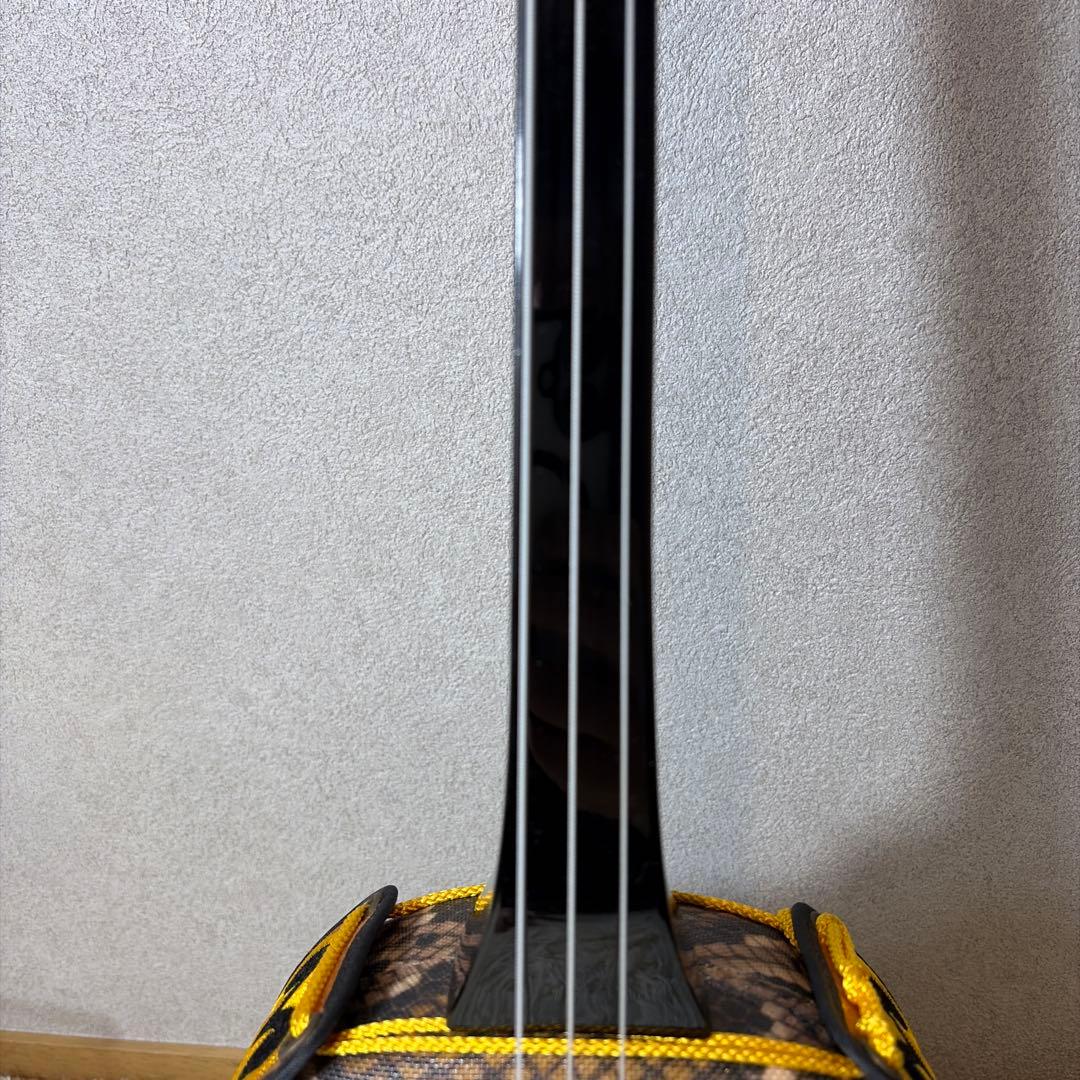 【極美品】沖縄三線　三線　人工皮　ケース付き　初心者　入門セット