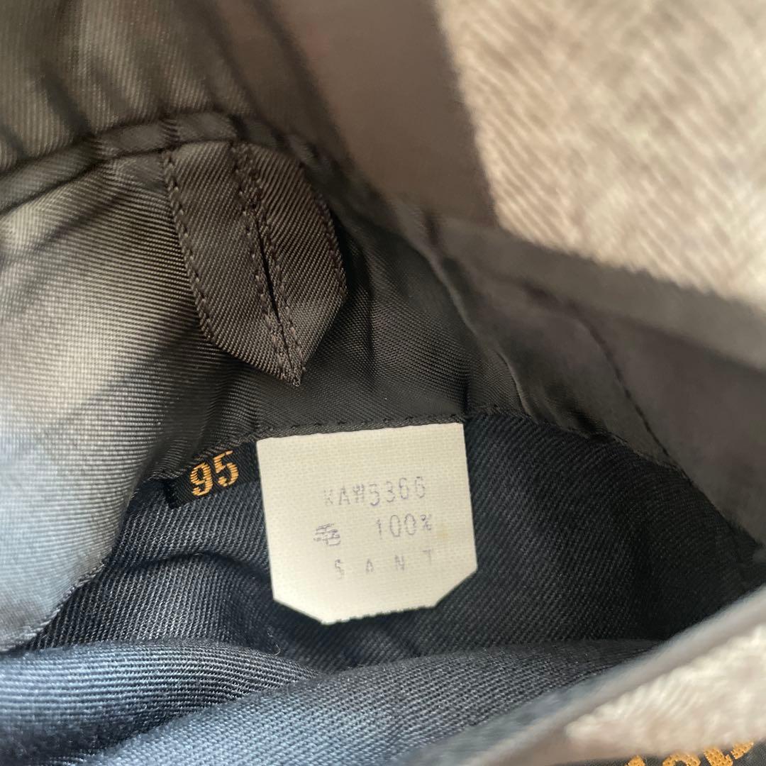 Kent メンズ　スーツ　スリーピース　セット　ウール100% ヘリンボーン