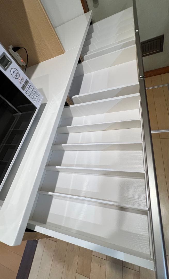 美品　ニトリ　食器棚　カウンター付き　高さ190cm幅100cm