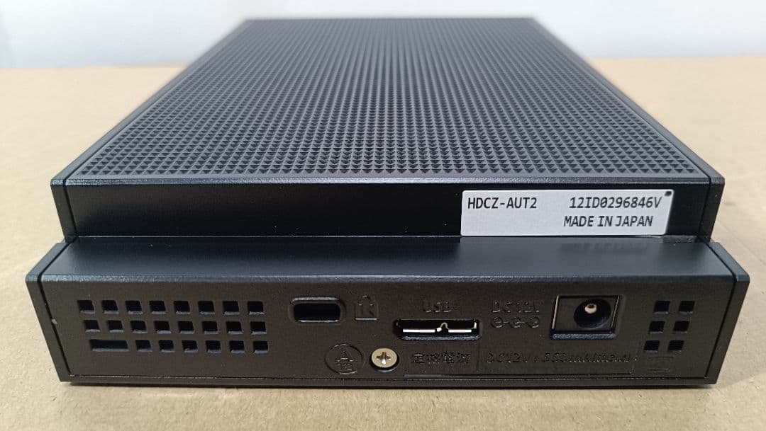I·O DATA　HDCZ-AUT2　録画用外付けHDD　2TB