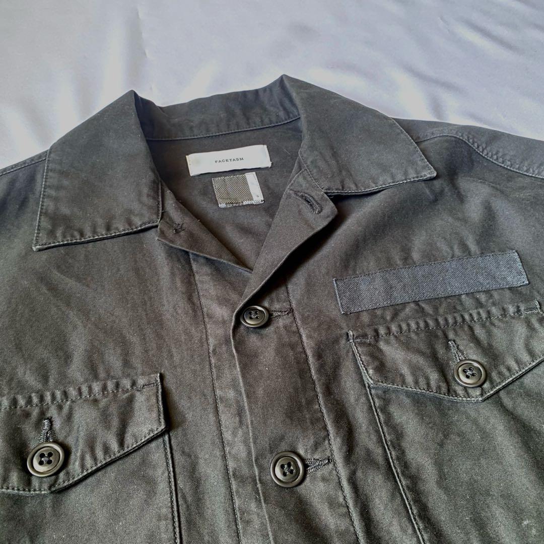 ち*み様 FACETASM ZIPPER ARMY SHIRT JACKET